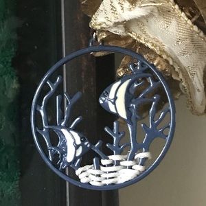 Under the sea earrings in blue